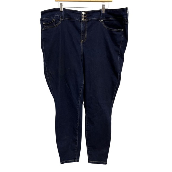 Torrid Jegging Jeans Womens Plus 26R Super Soft Stretch Denim Dark Wash Pants - Picture 1 of 9